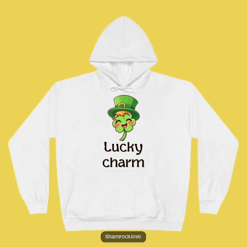 Funny Leprechaun Shamrock Hoodie - Cozy St. Patrick's Day Hat